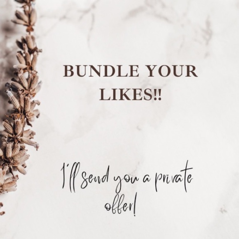 🌺 Bundle- More than 1 item and I will send you a private offer !!